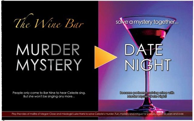 Date Night Mystery The Wine Bar 2 Player Boxed Game Amazon UK US