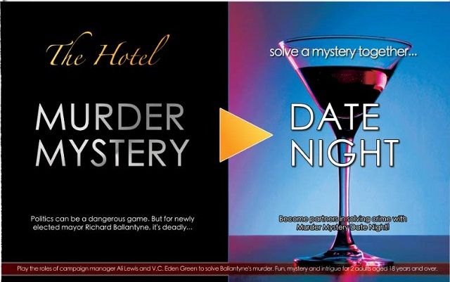 Date Night Mystery The Hotel 2 Player Board Game Amazon UK US