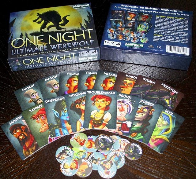 One Night Ultimate Werewolf ONUWBEZ Party Board Game