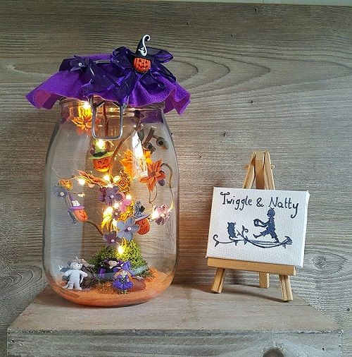Handmade Halloween Themed Light Jar from Amazon UK