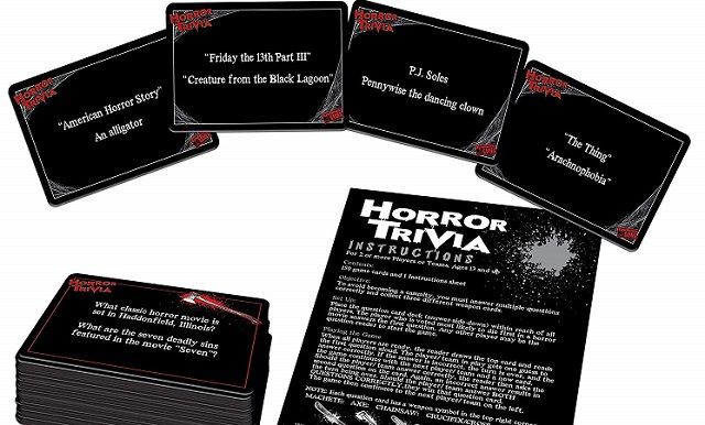 Horror Trivia Card Game Top-Rated Halloween Card Game for Teens and Adults