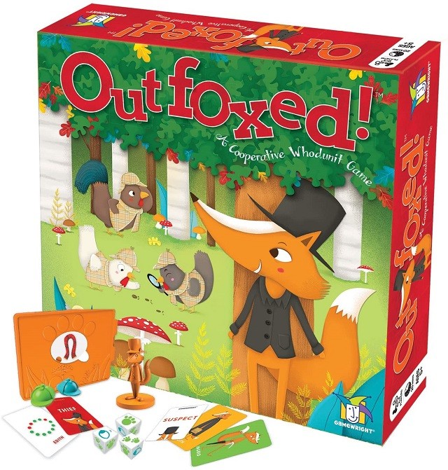 Outfoxed a top-rated detective board game for preschool kids