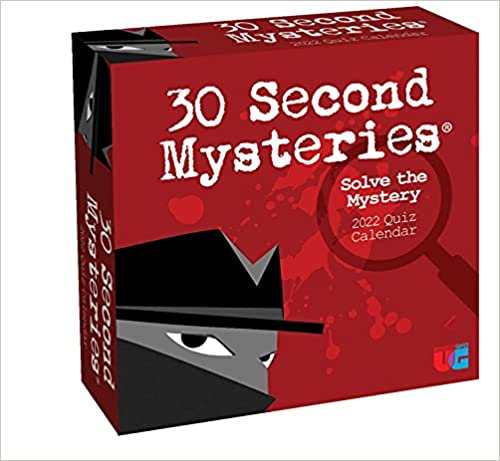30 Second Mysteries 2022 Calendar