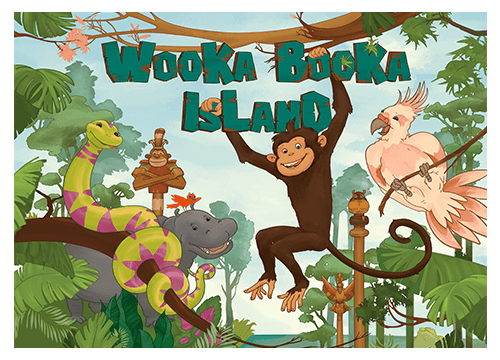 Wooka Booka Island Printable Escape Room for Ages 5 to 8 year olds