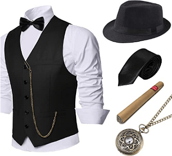 1920s Mob Gangster Fancy Dress Accessories for Men Amazon UK US