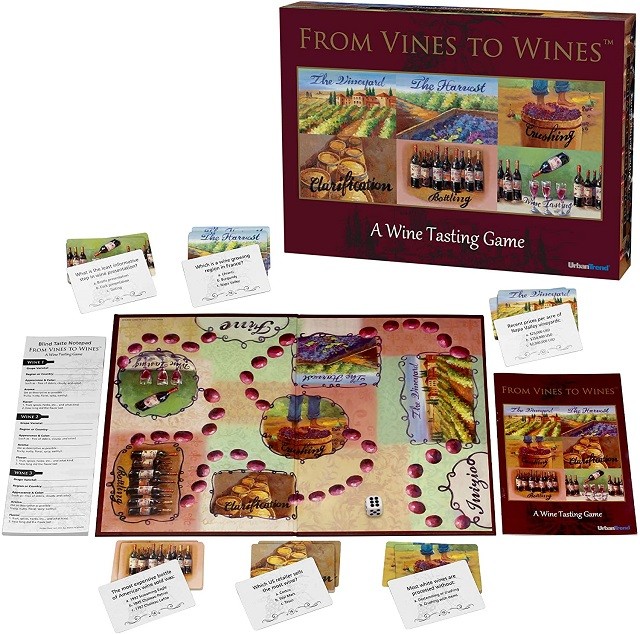 From Vines to Wines Wine Tasting Party Game and Wine Trivia Game