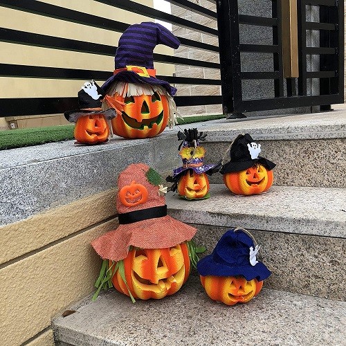 Halloween Jack-o-Lantern Decorative Foam Pumpkins