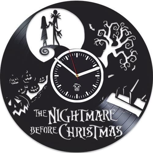 The Nightmare Before Christmas Vinyl Record Wall Clock