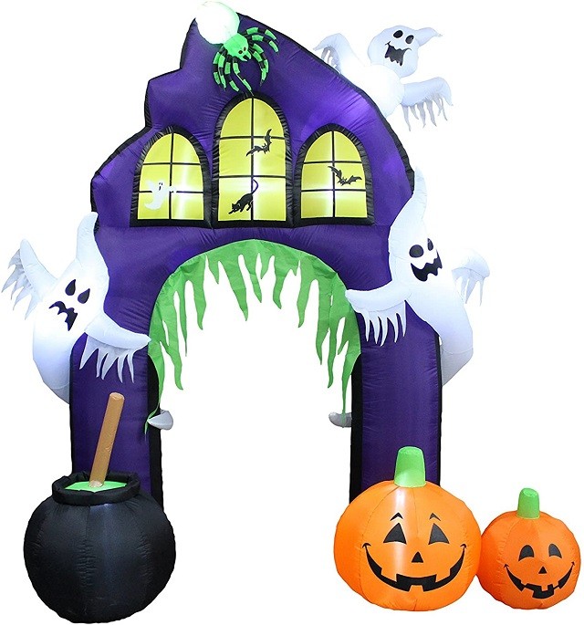 Top Outdoor Halloween Inflatables Amazon UK US Castle Archway