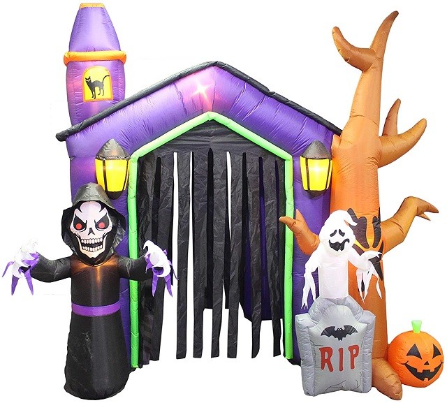 Top Outdoor Halloween Inflatables Decorations on Amazon UK US Haunted Castle