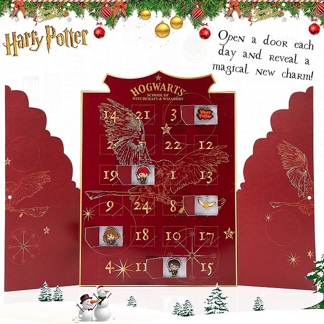 Harry Potter Jewellery Advent Calendar 2021 with Charm Gifts