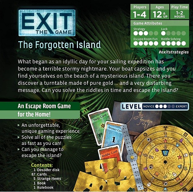 The Forgotten Island EXiT Escape Room Game