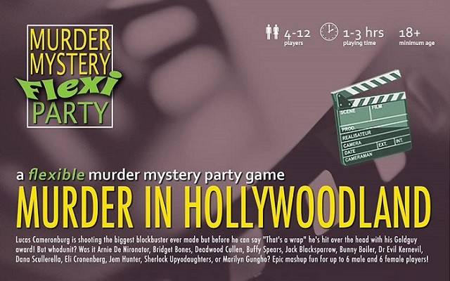 Murder in Hollywoodland by Flexi Party 4 to 12 Players