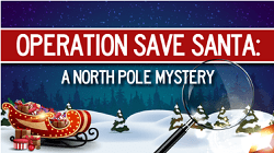 Operation Save Santa Christmas Mystery Game for Kids Adults