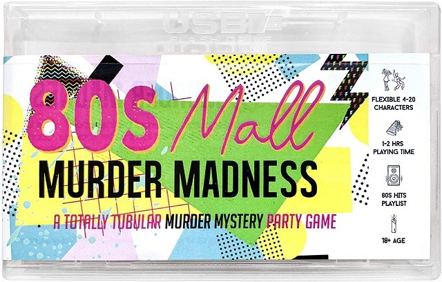 80s Mall Murder Madness Printable Mystery Party Game