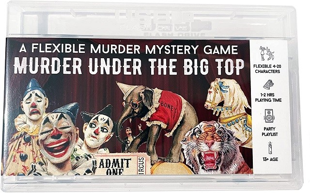 Murder Under the Big Top 50s Printable Mystery Game
