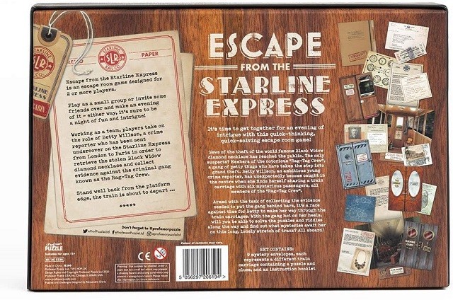 Escape From The Starline Express by Professor Puzzle