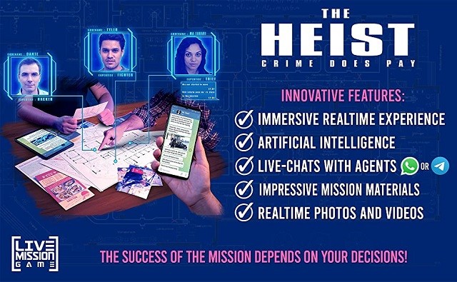 The Heist by iDventure - Cool Live Crime Mission Game