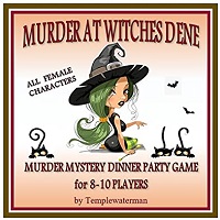 Murder Mystery Bridal Shower Printable Game - Murder at Witches Dene