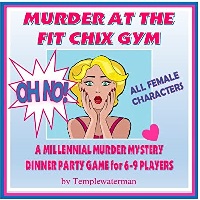 Murder Mystery Bridal Shower Printable Game - Murder at the Fit Chyx Gym