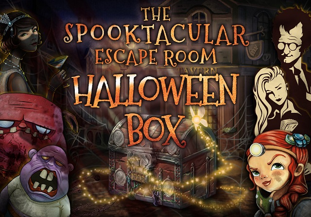 New Big Escape Room Halloween Box by Lock Paper Scissors