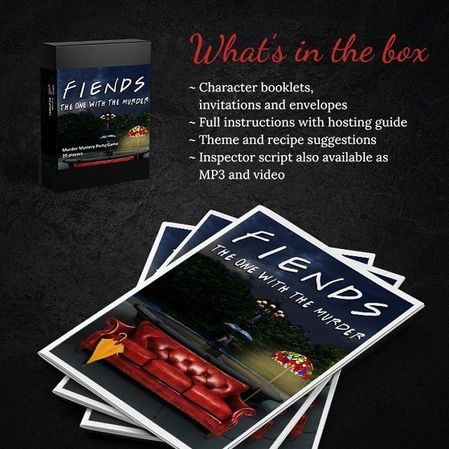 Fiends - The One With The Murder Red Herring Dinner Party Game for Adults