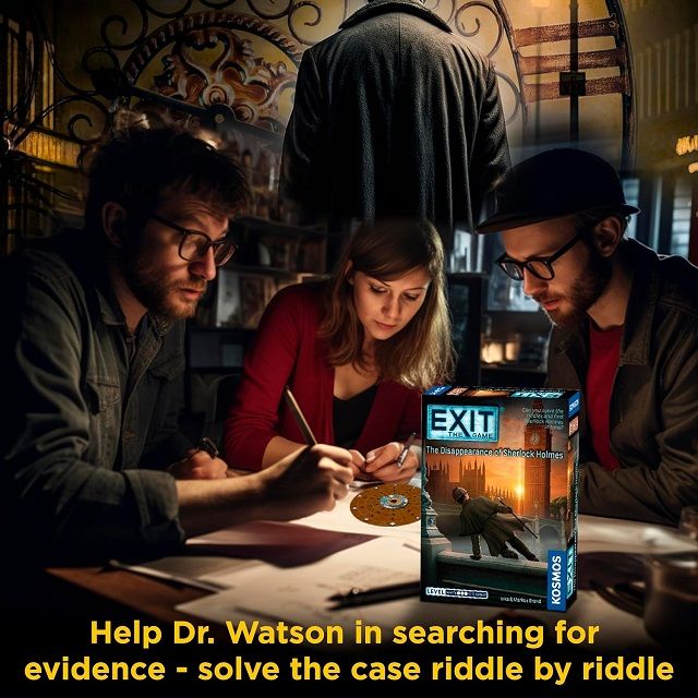 EXIT Disappearance of Sherlock Holmes Top Sherlock Escape Board Game Amazon UK US